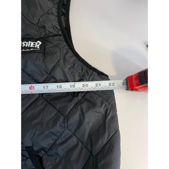 Thrasher Magazine Men's Size Large Logo Vest Jacket - Black - Picture 13 of 16